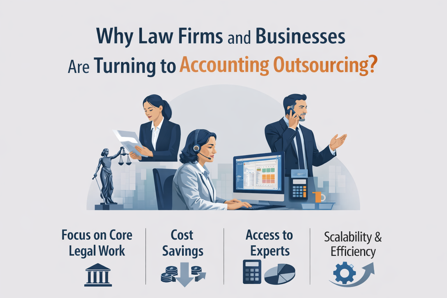 Why Law Firms and Businesses Are Turning to Accounting Outsourcing?